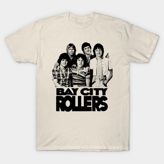 Bay City Rollers T-Shirt by Affectcarol